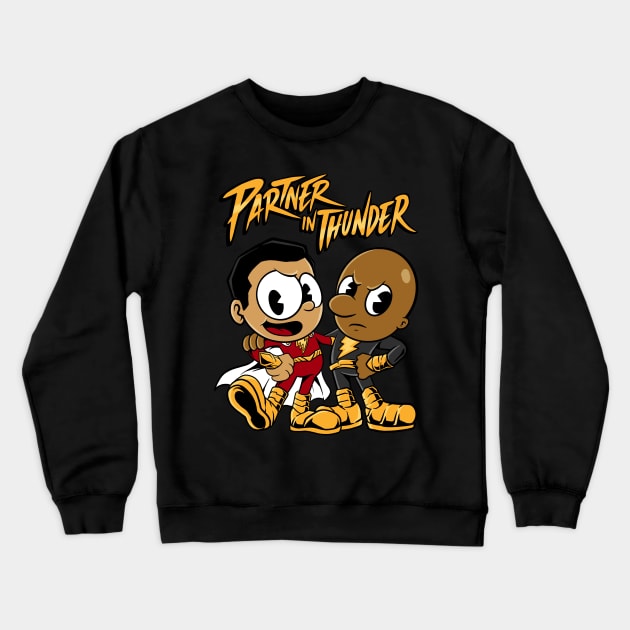 partner in thunder Crewneck Sweatshirt by spoilerinc